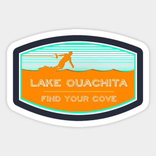 Lake Ouachita Wake Board Sticker